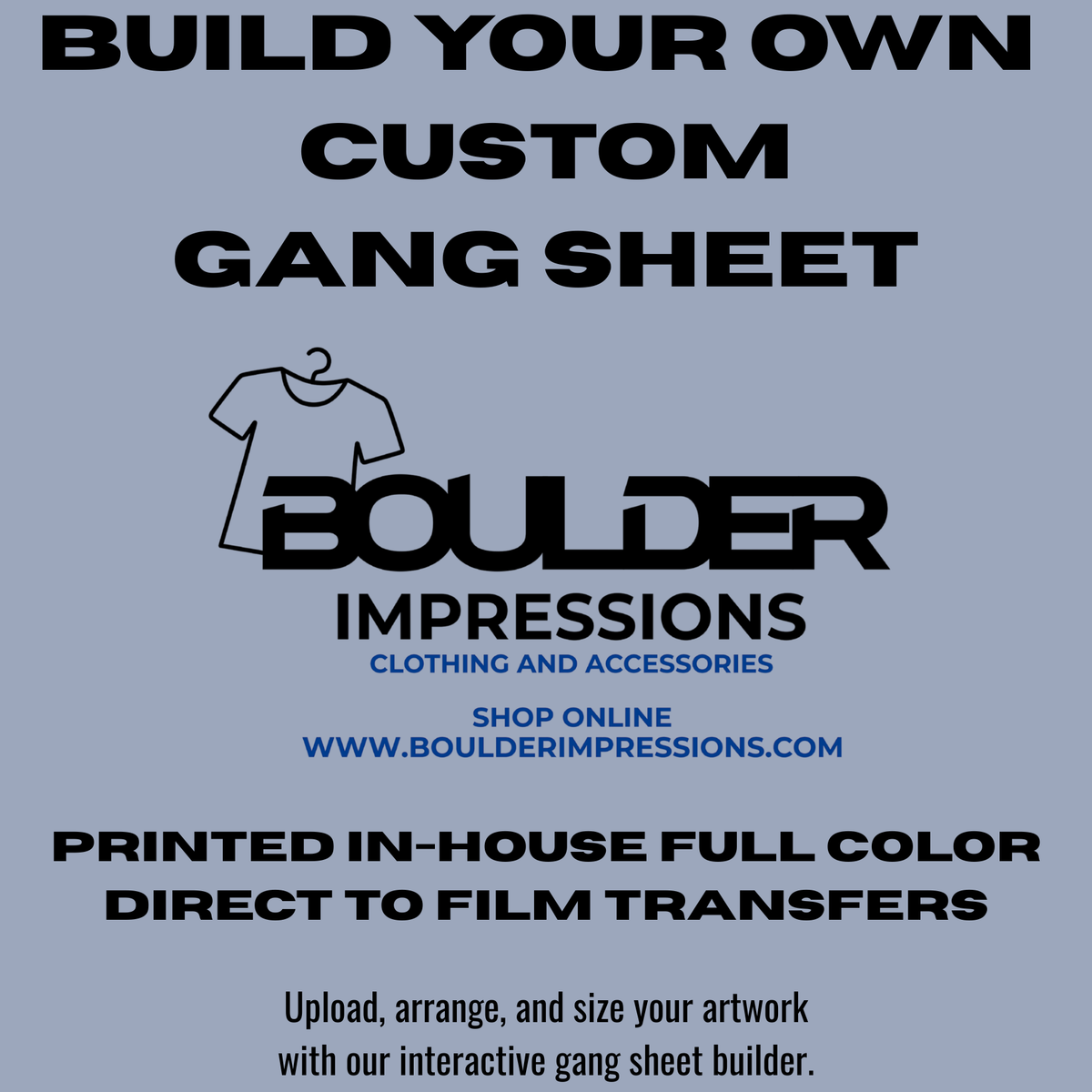 Custom DTF Gang Sheet