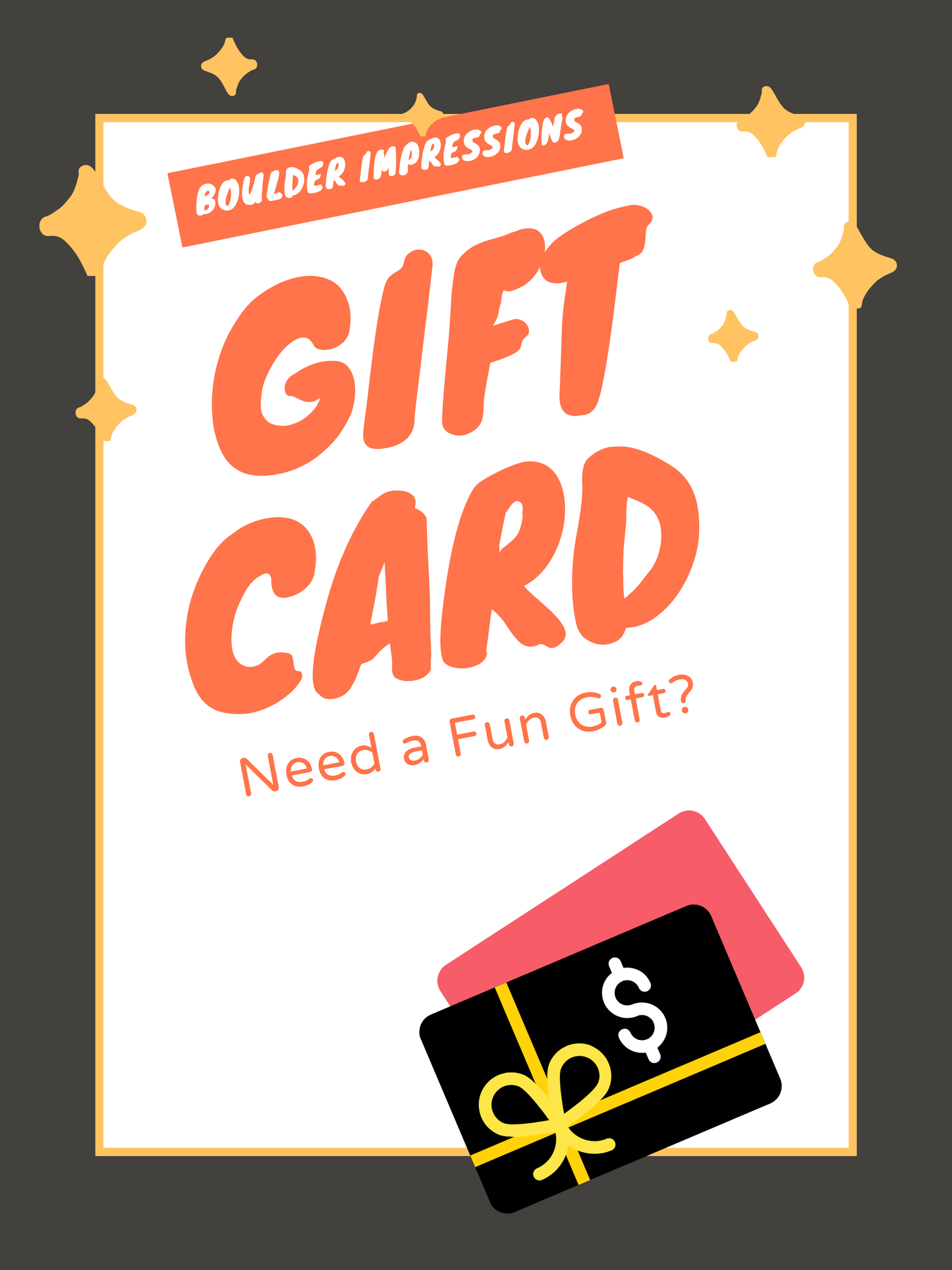 Boulder Impressions GIFT CARD - Boulder Impressions
