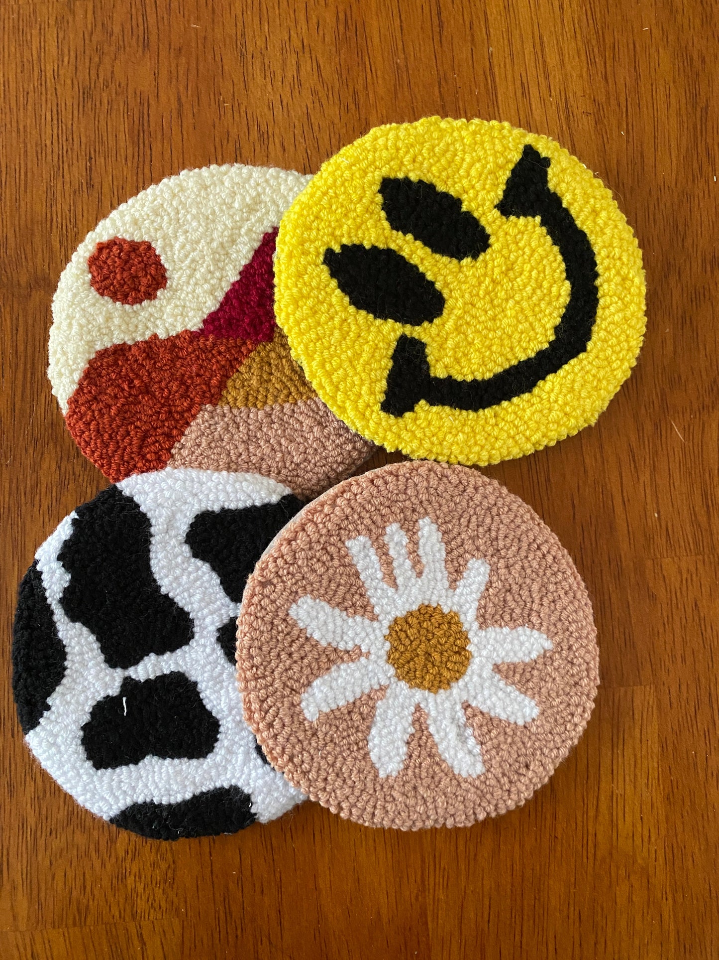 Mountains Mug Rug Coasters