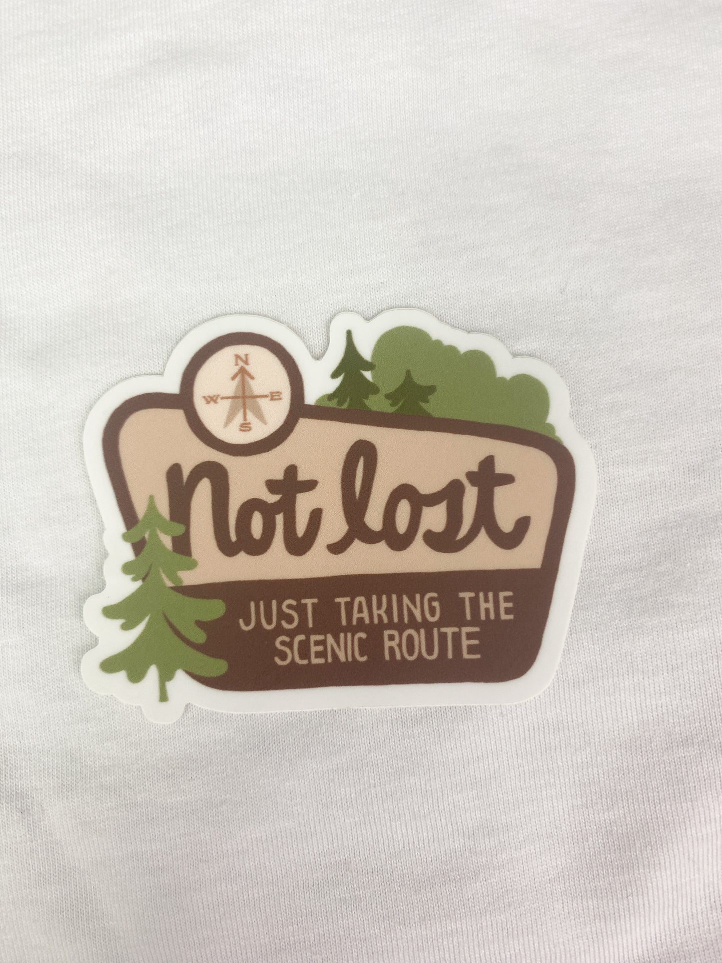 Not Lost - Sticker - Boulder Impressions