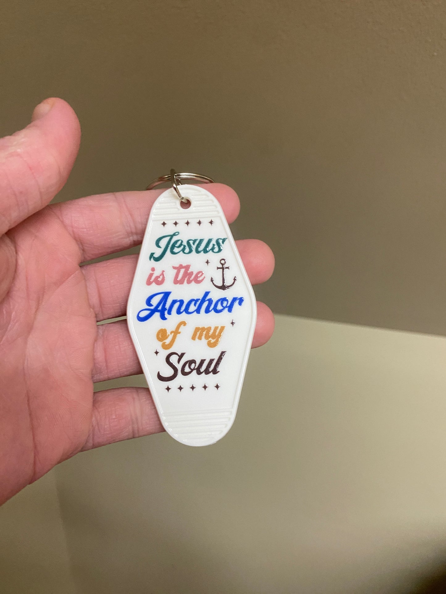 Jesus the Anchor- Key chain - Boulder Impressions