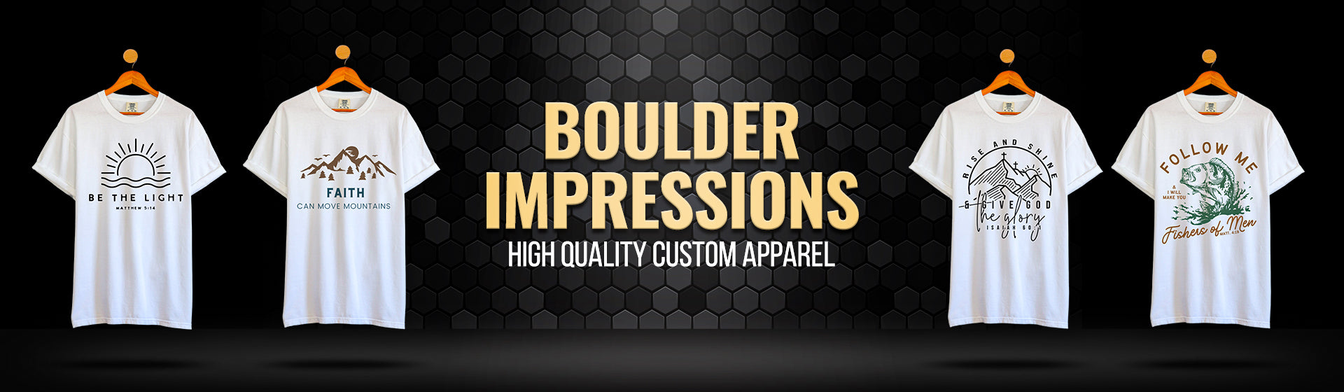 Custom Apparel Glassware Stationary and more Boulder Impressions