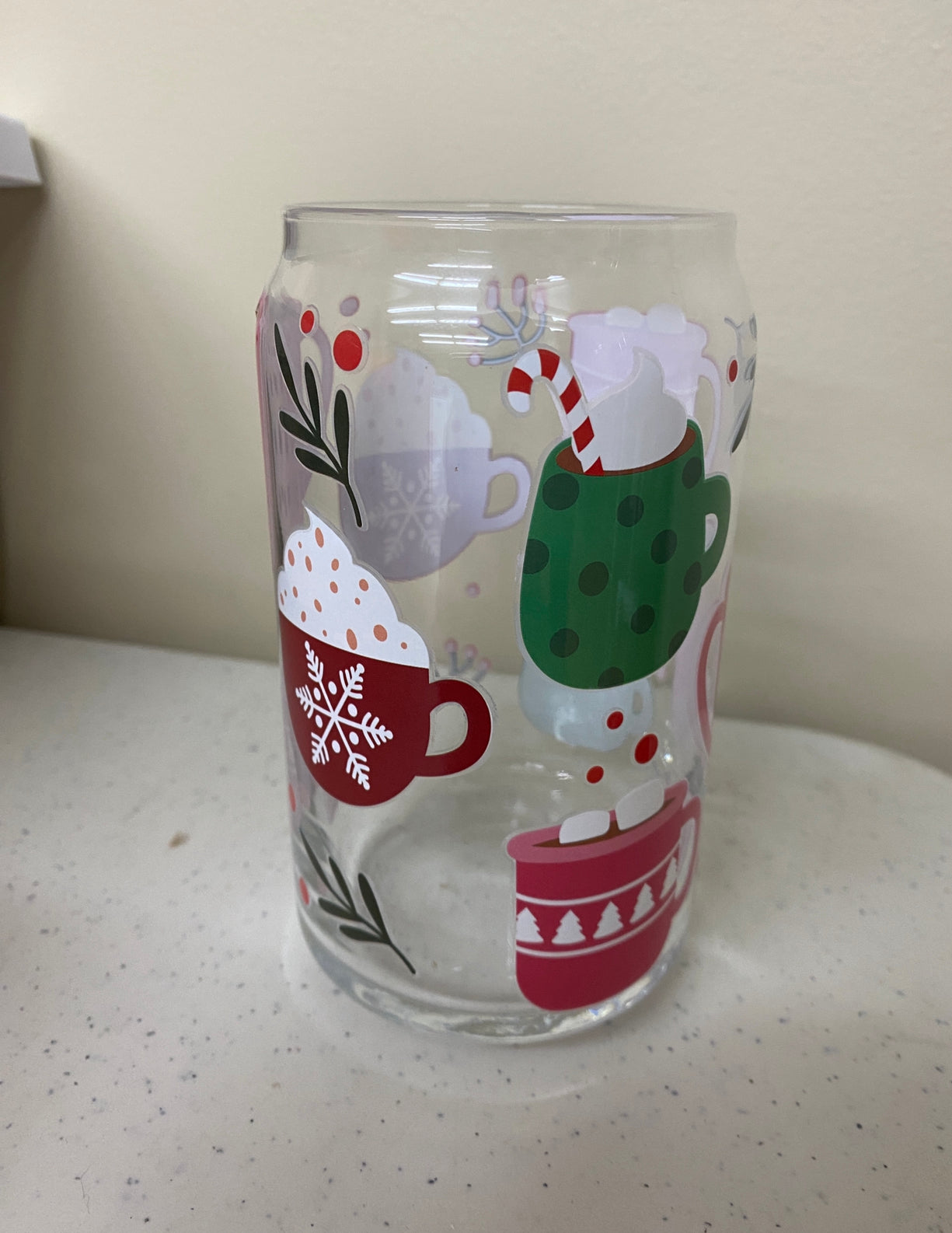 Christmas Cup - Glass Cup