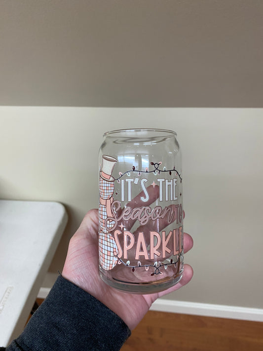 Season to Sparkle - Glass Cup