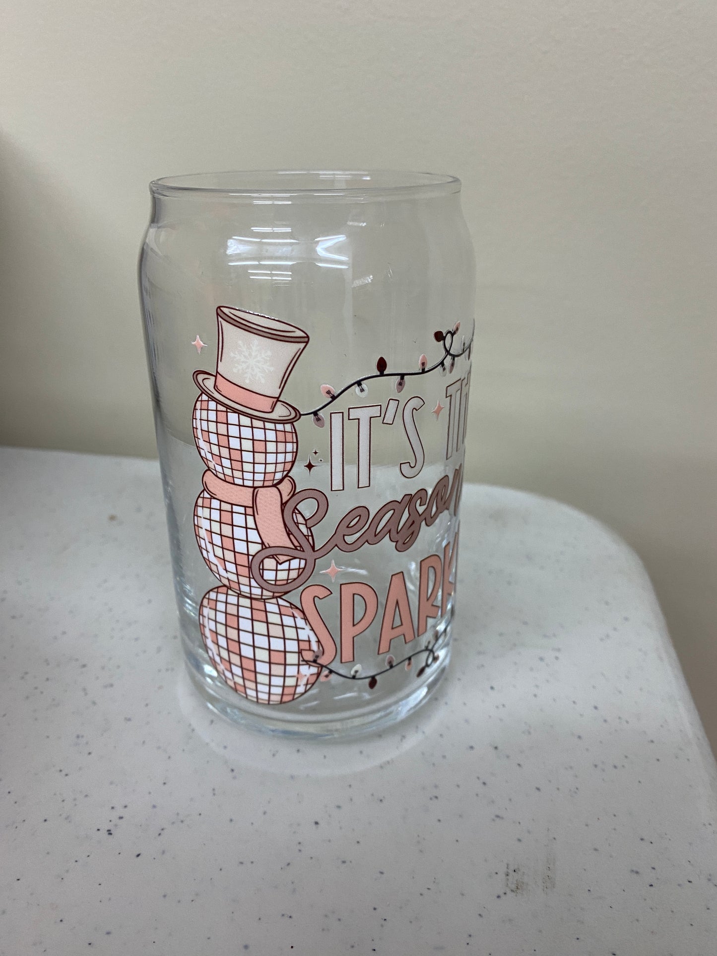 Season to Sparkle - Glass Cup