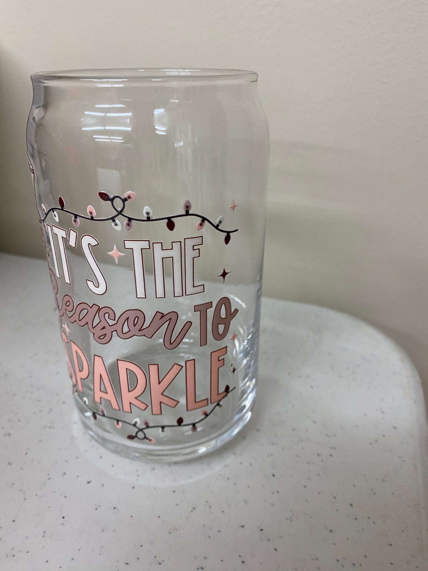 Season to Sparkle - Glass Cup