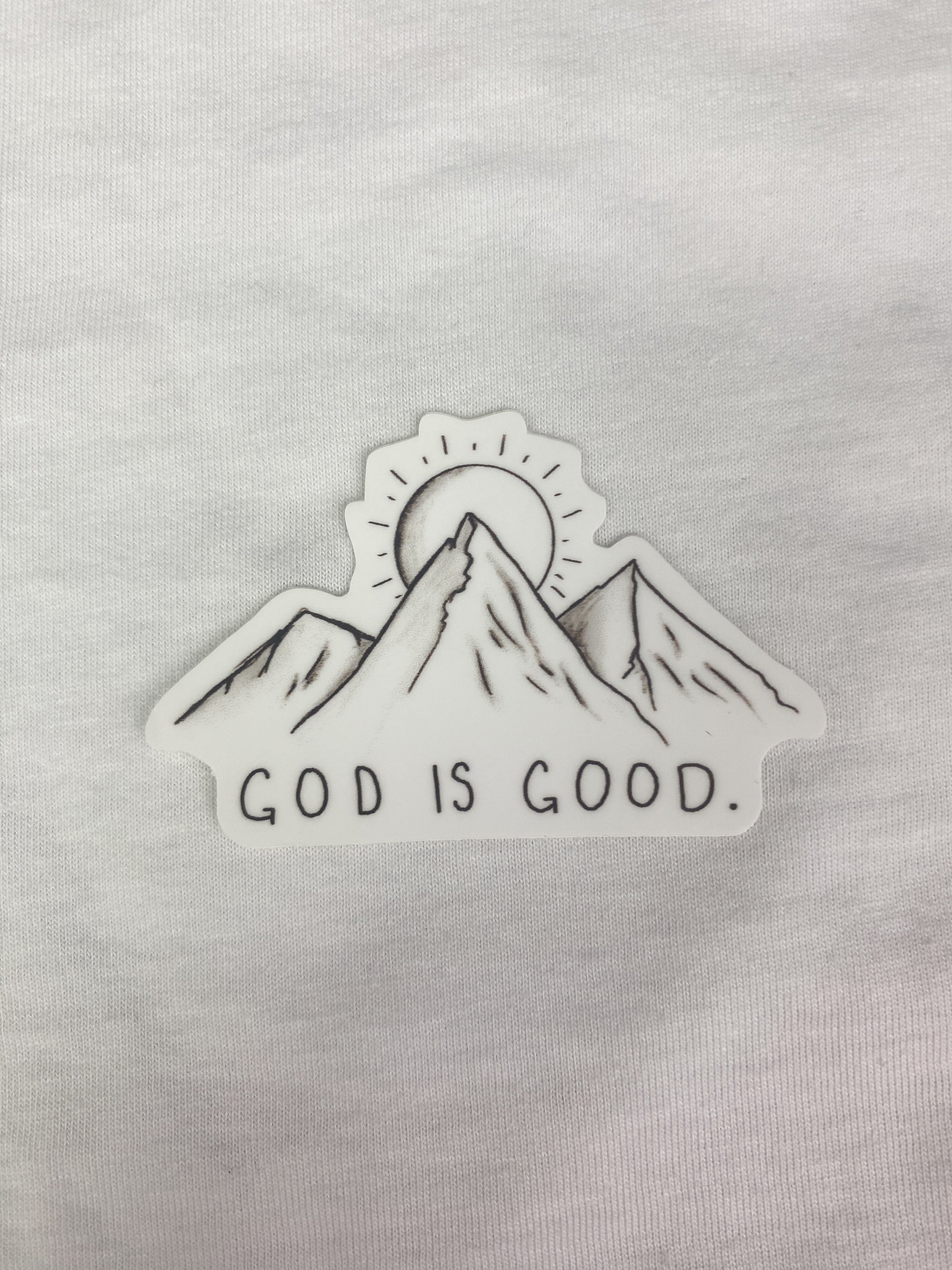 God is Good- Sticker - Boulder Impressions