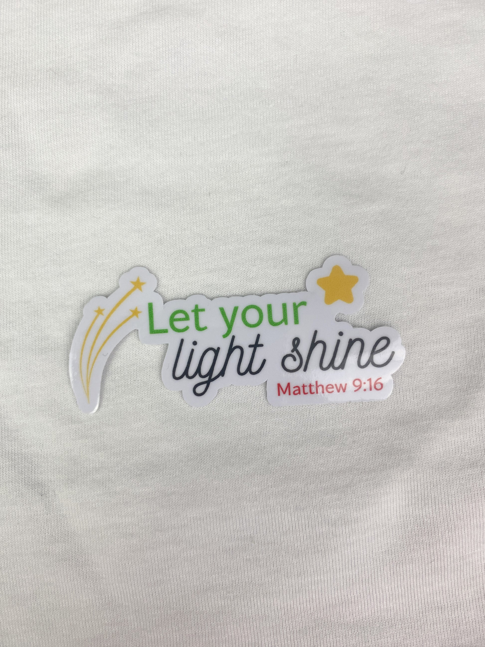 Let your light shine- Sticker - Boulder Impressions