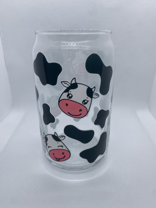 Cow - Glass Cup - Boulder Impressions