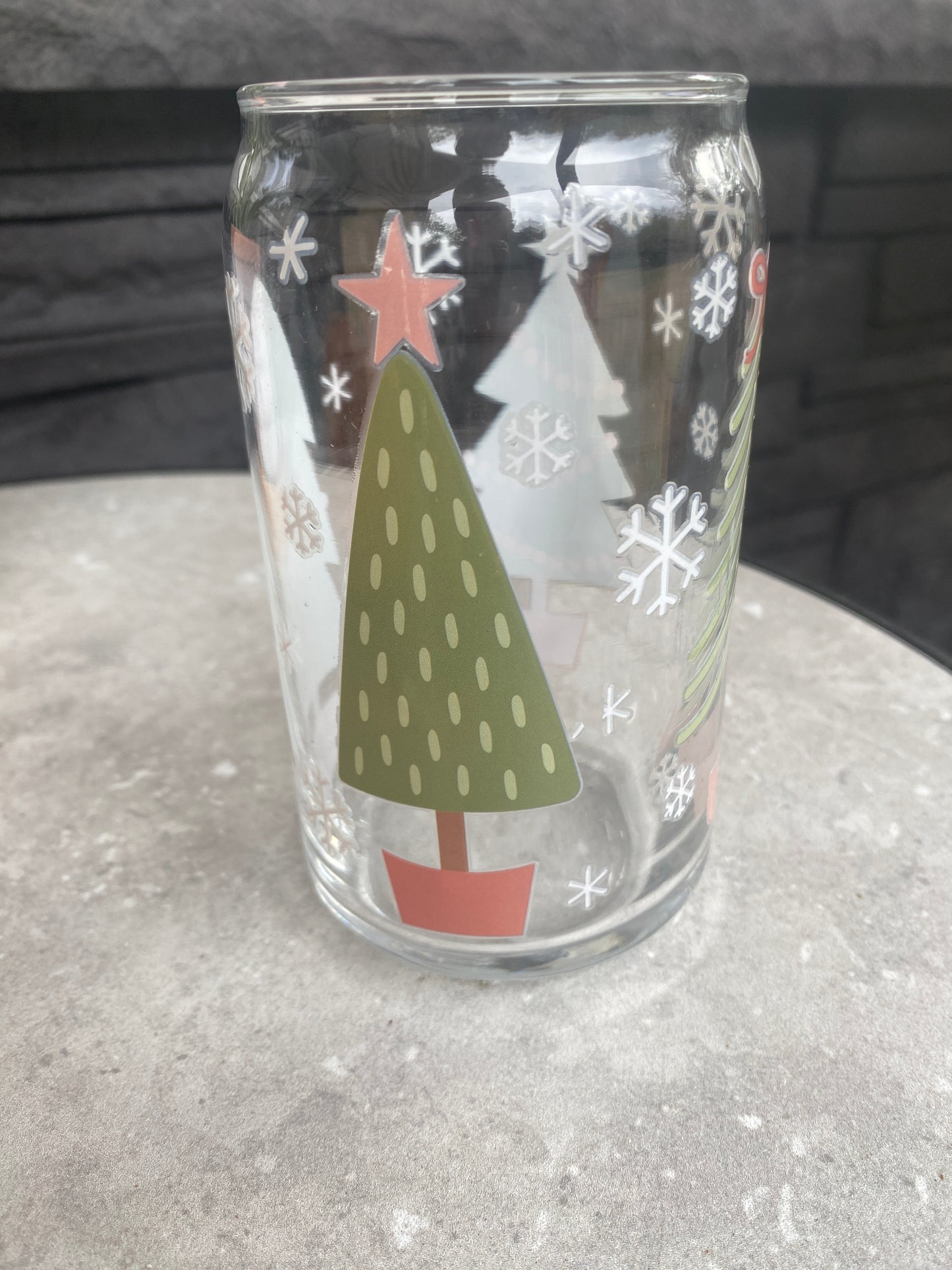 Christmas tree - Glass Cup - Boulder Impressions