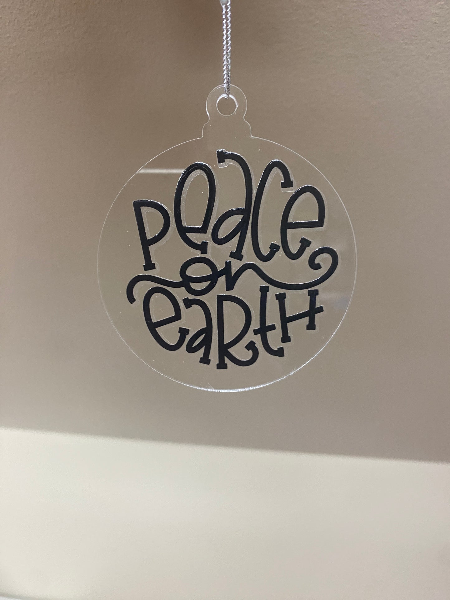 Peace on Earth Christmas Ornaments