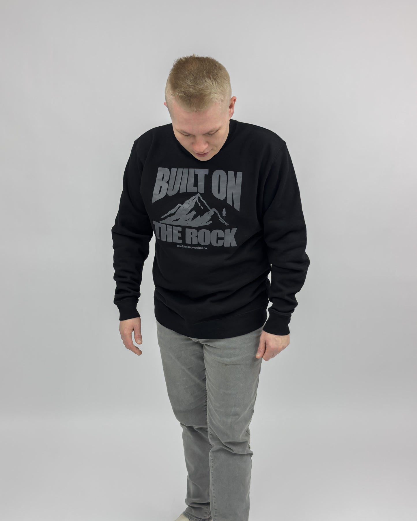 Built On The Rock Crewneck