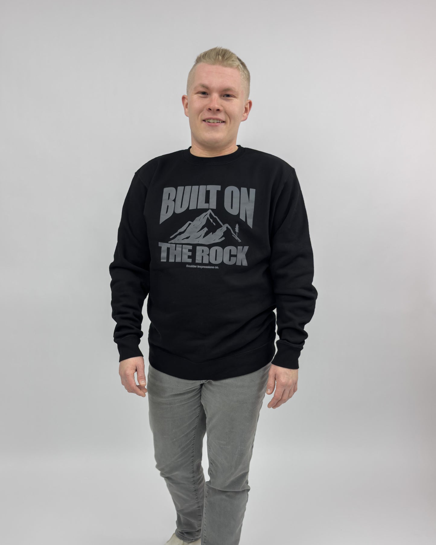 Built On The Rock Crewneck