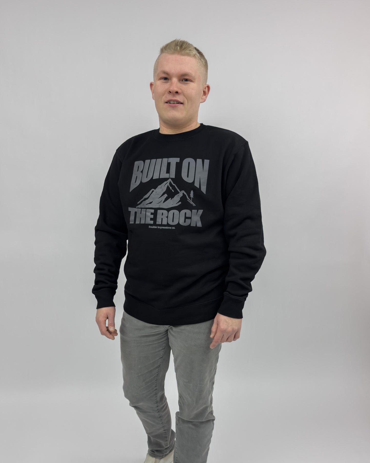 Built On The Rock Crewneck