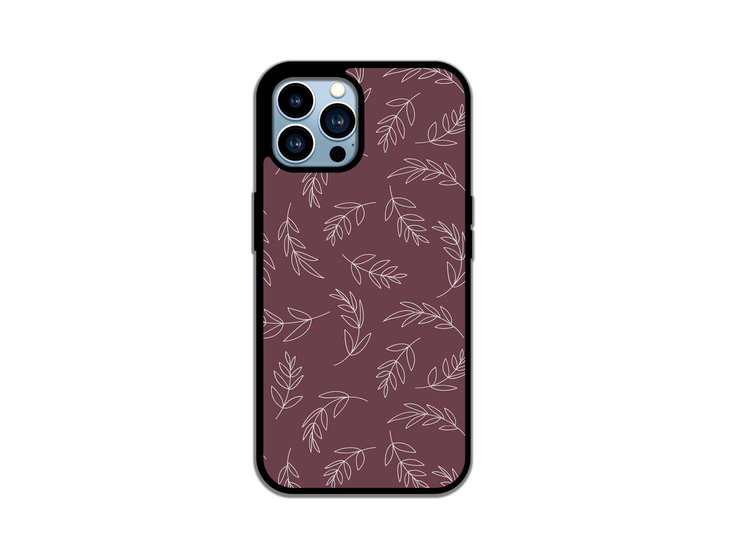 Fall Red Palms - Phone Case