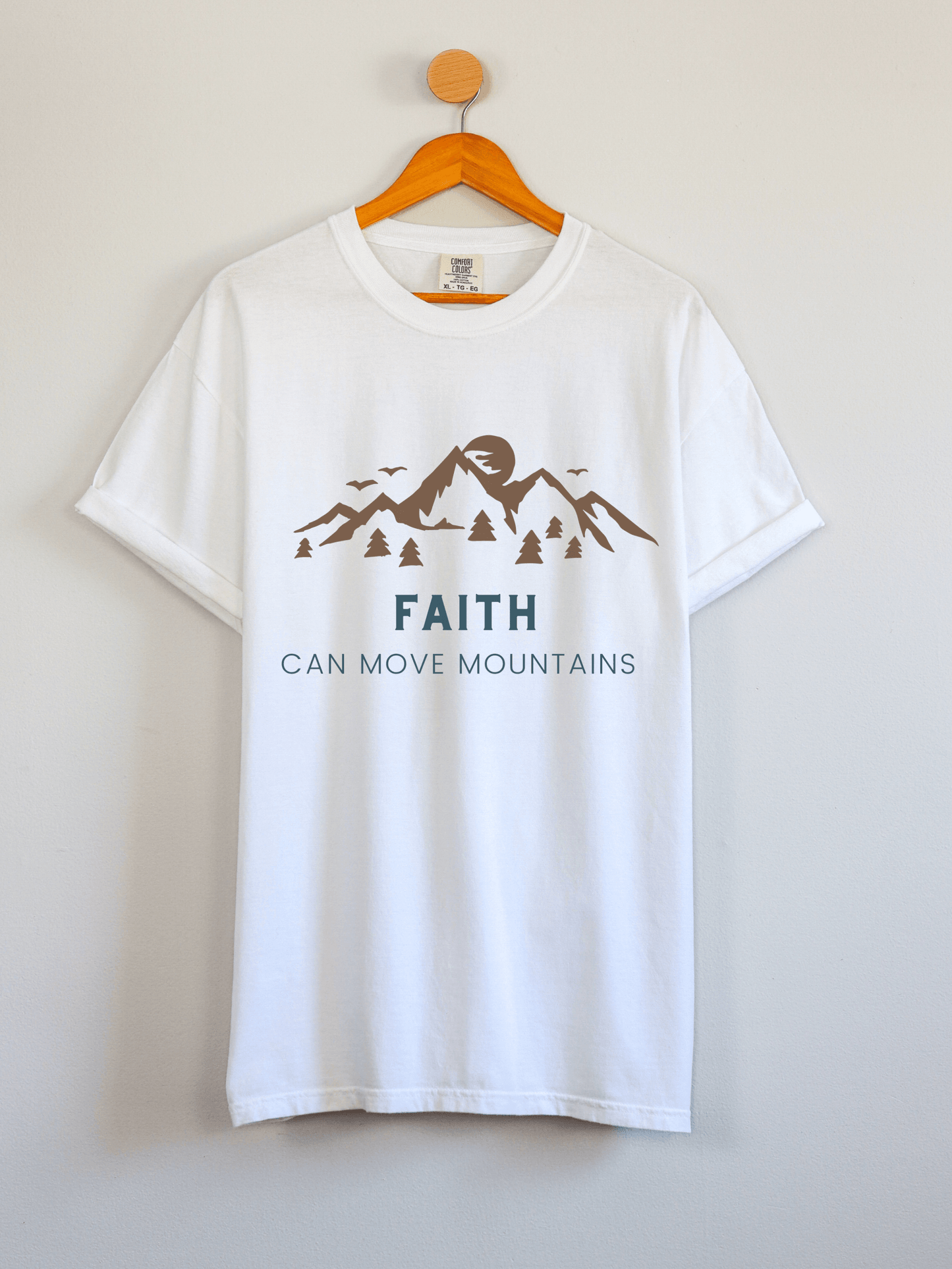 Faith can move mountains - T-shirt - Boulder Impressions