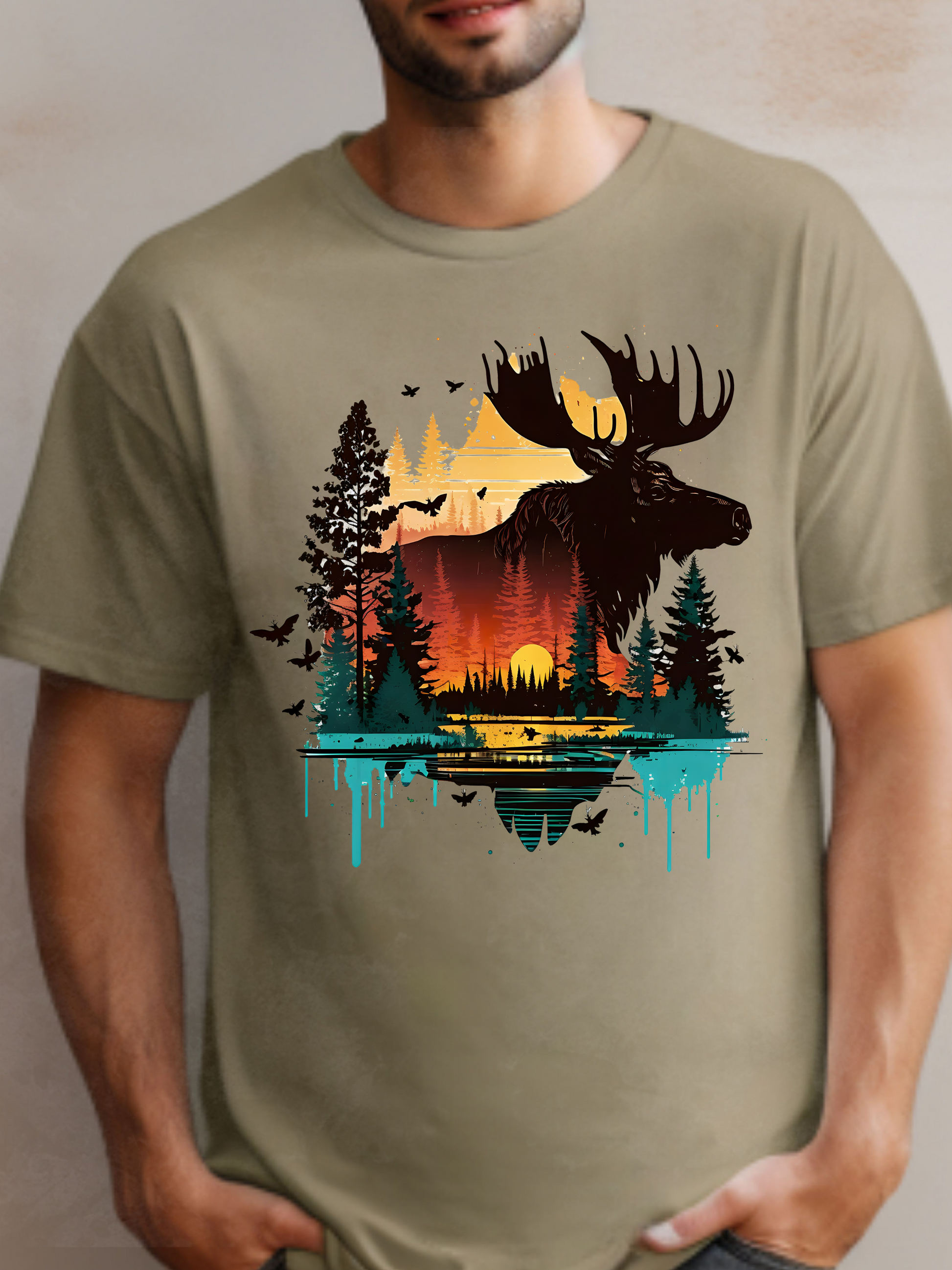 Moose - T-shirt - Boulder Impressions