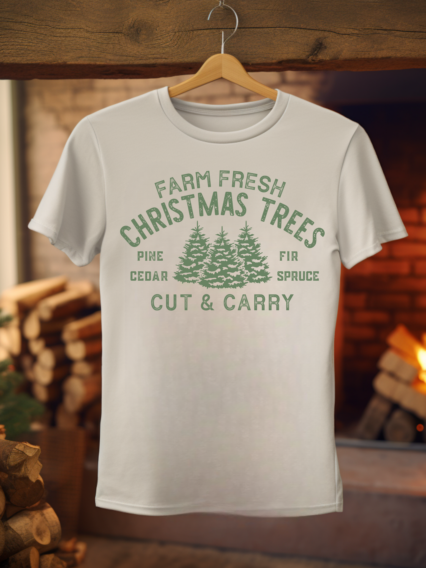 Farm Fresh Christmas Trees - T-shirt - Boulder Impressions